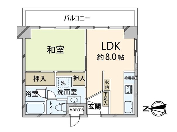 与力町スカイハイツ 間取図(平面図) 与力町スカイハイツ 間取図(平面図)