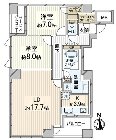 堂島ザ・レジデンスマークタワー 間取図(平面図) 堂島ザ・レジデンスマークタワー 間取図(平面図)