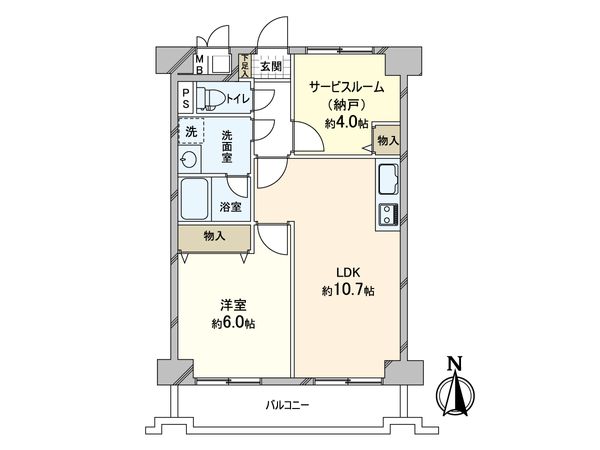 ダイアパレス三国2号館 間取図(平面図) ダイアパレス三国2号館 間取図(平面図)
