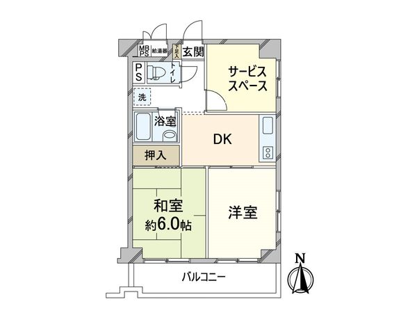 ダイアパレス三国2号館 間取図(平面図) ダイアパレス三国2号館 間取図(平面図)
