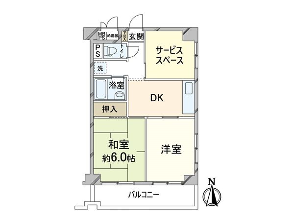 ダイアパレス三国2号館 間取図(平面図) ダイアパレス三国2号館 間取図(平面図)
