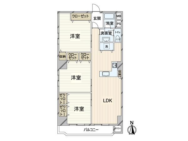 新大阪第1ダイヤモンドマンション 間取図(平面図)