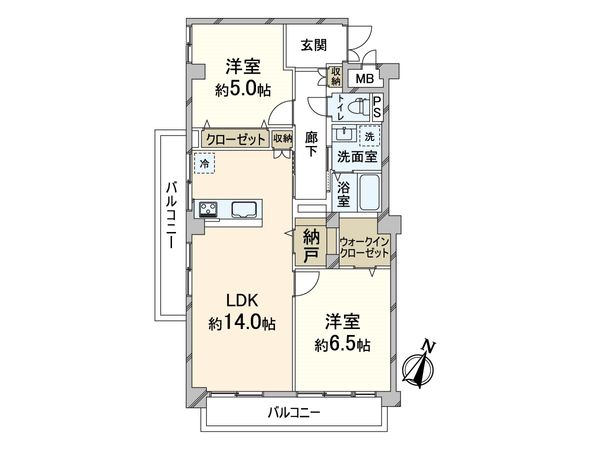 北野ハイツ 間取図(平面図) 北野ハイツ 間取図(平面図)