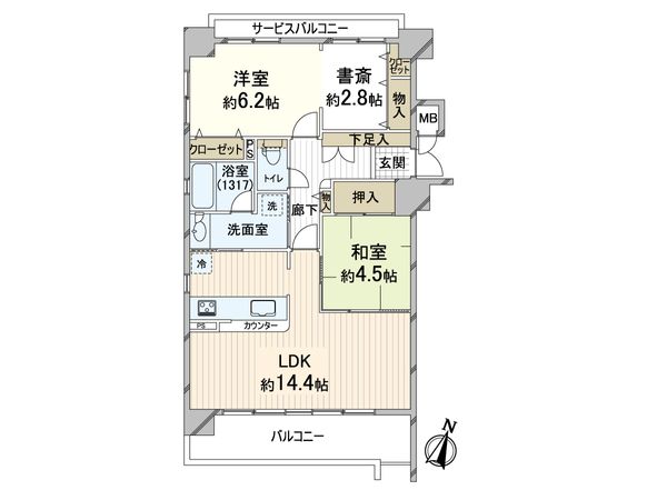 セントラル新大阪 間取図(平面図) セントラル新大阪 間取図(平面図)