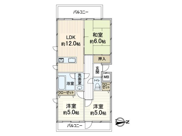 シーズ塚本東 間取図(平面図) シーズ塚本東 間取図(平面図)