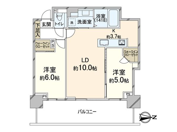 シティタワー東梅田パークフロント 間取図(平面図) シティタワー東梅田パークフロント 間取図(平面図)