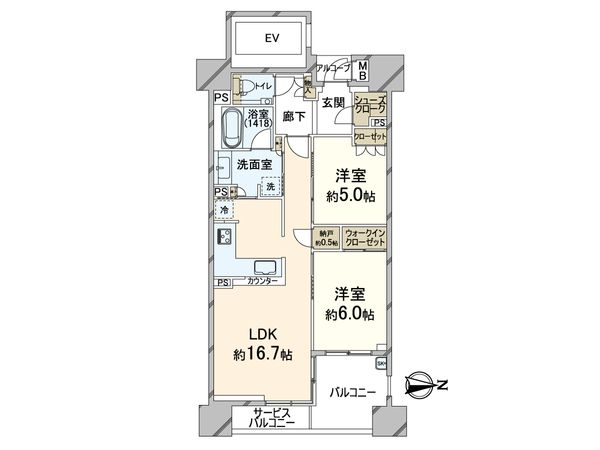 グランドメゾン松ヶ枝町 間取図(平面図) グランドメゾン松ヶ枝町 間取図(平面図)