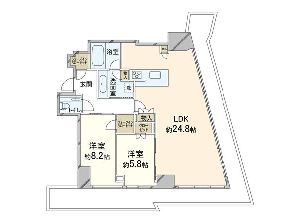 Brillia Tower堂島 間取図(平面図) Brillia Tower堂島 間取図(平面図)