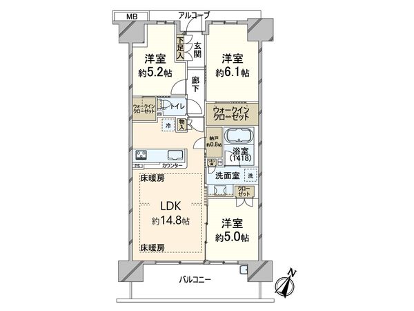 シティテラス神崎川駅前 間取図(平面図) シティテラス神崎川駅前 間取図(平面図)