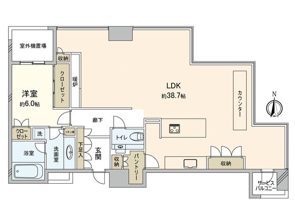 シティタワー西梅田 間取図(平面図) シティタワー西梅田 間取図(平面図)