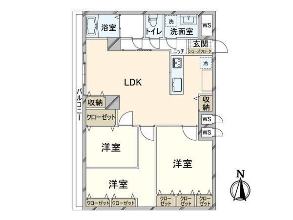 シルバーハイツ東寺町 間取図(平面図) シルバーハイツ東寺町 間取図(平面図)