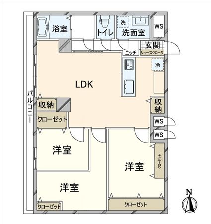 シルバーハイツ東寺町 間取図(平面図) シルバーハイツ東寺町 間取図(平面図)
