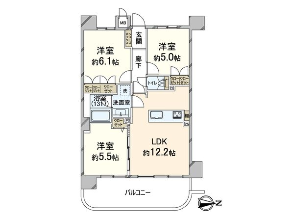 リベールシティ北梅田グランシャリオ 間取図(平面図) リベールシティ北梅田グランシャリオ 間取図(平面図)