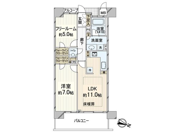エスリード天満橋 間取図(平面図) エスリード天満橋 間取図(平面図)