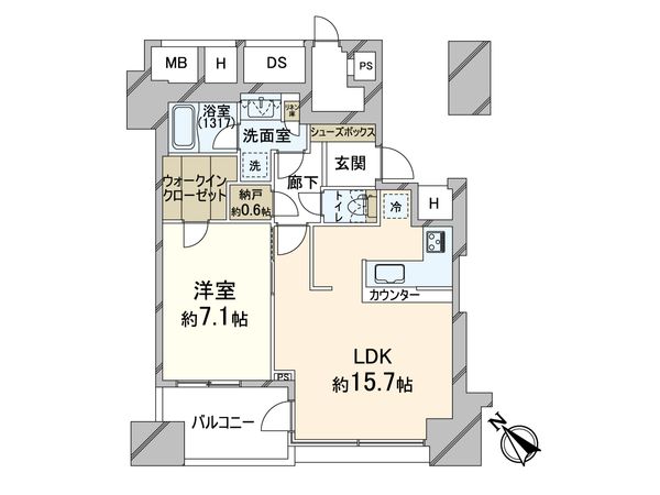 クレヴィアタワー中之島 間取図(平面図) クレヴィアタワー中之島 間取図(平面図)