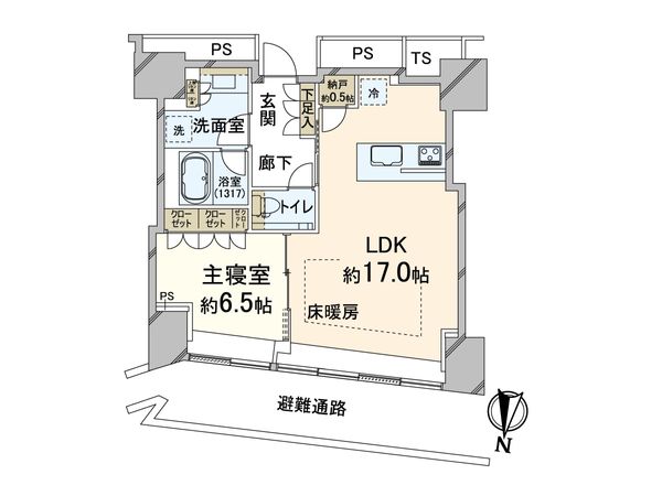 Brillia Tower堂島 間取図(平面図) Brillia Tower堂島 間取図(平面図)