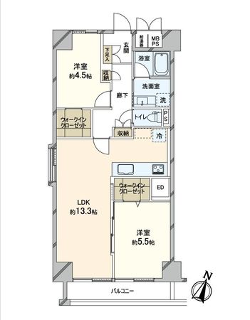 野田パークマンション 間取図(平面図) 野田パークマンション 間取図(平面図)