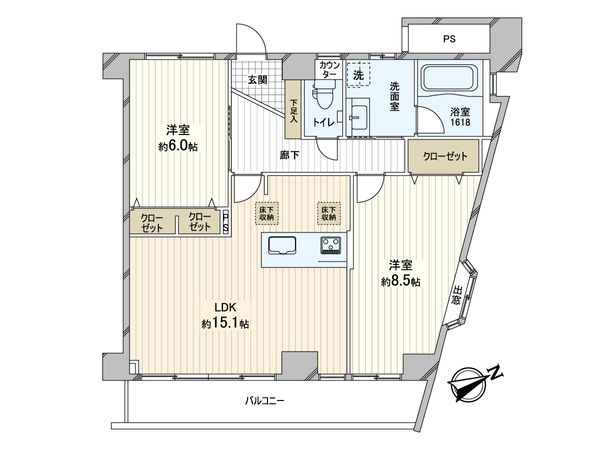 SXLマンション長居 間取図(平面図) SXLマンション長居 間取図(平面図)