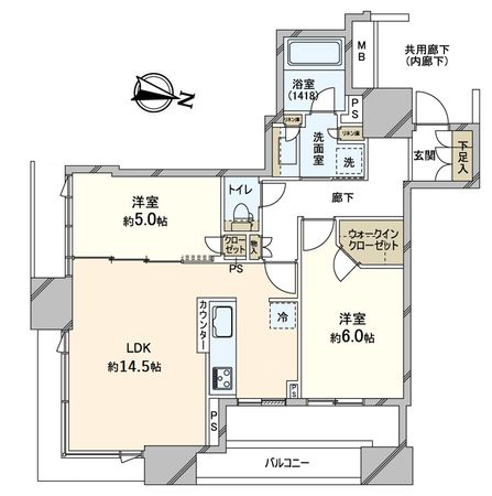 シティタワー梅田東 間取図(平面図)