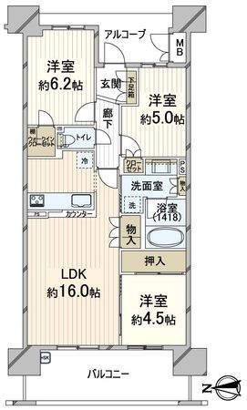 間取図(平面図)