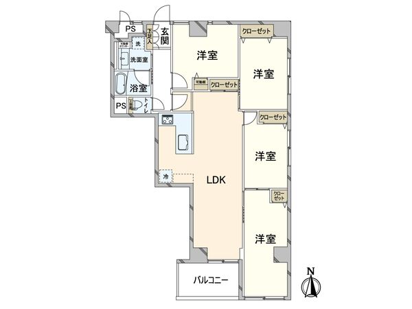 新大阪グランドハイツ2号棟 間取図(平面図) 新大阪グランドハイツ2号棟 間取図(平面図)