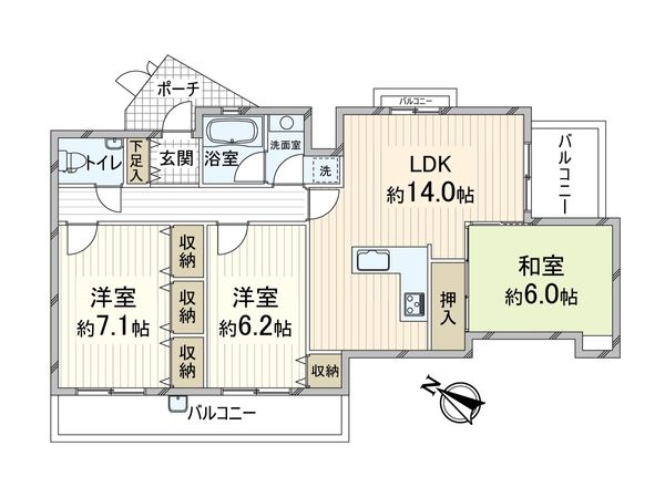 間取図(平面図)