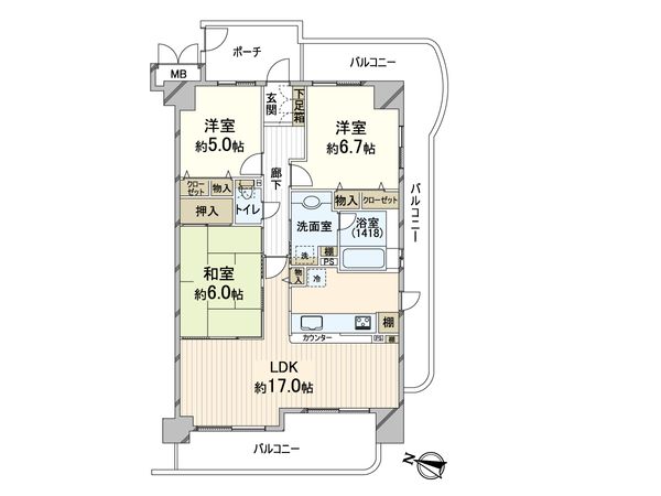 間取図(平面図)