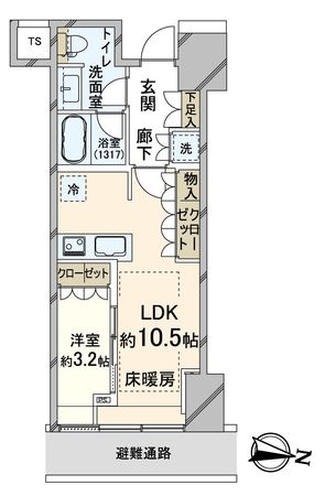 Brillia Tower堂島 間取図(平面図) Brillia Tower堂島 間取図(平面図)