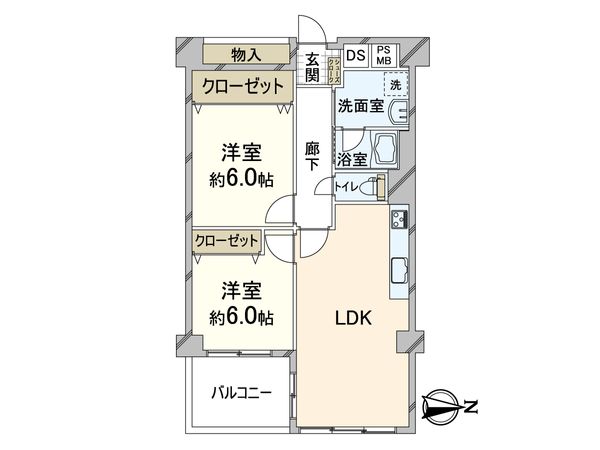 中之島ロイヤルハイツ 間取図(平面図) 間取図(平面図)