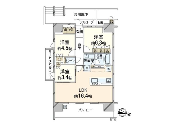 間取図(平面図)