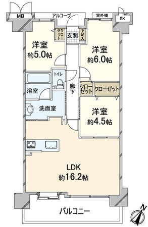 間取図(平面図)