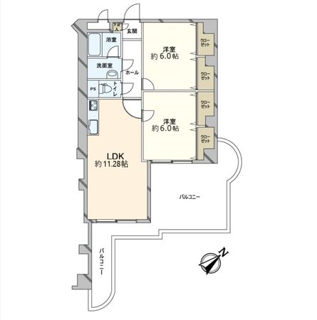 エバーグリーン淀川 1号館 間取図(平面図) エバーグリーン淀川 1号館 間取図(平面図)