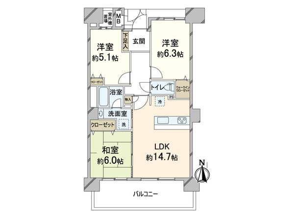 間取図(平面図)