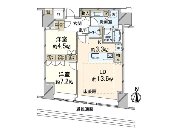 Brillia Tower堂島 間取図(平面図) Brillia Tower堂島 間取図(平面図)