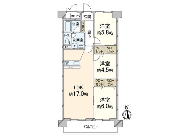朝日プラザ扇町 間取図(平面図) 朝日プラザ扇町 間取図(平面図)