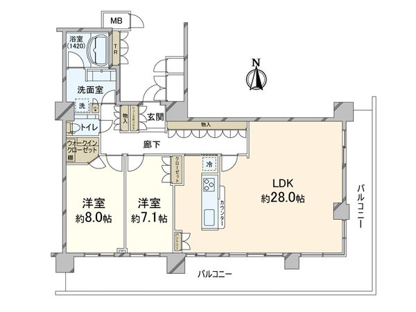 ローレルタワー梅田 間取図(平面図) ローレルタワー梅田 間取図(平面図)