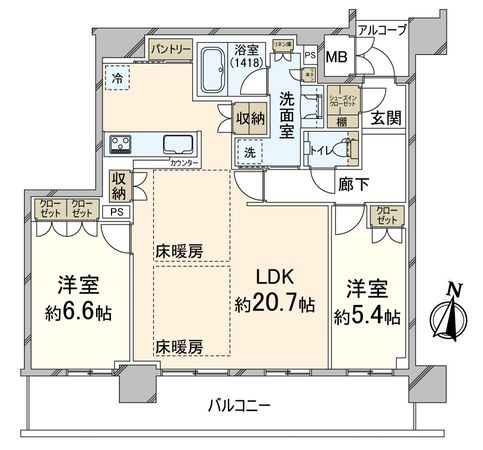 ザ・ファインタワー梅田豊崎 間取図(平面図) ザ・ファインタワー梅田豊崎 間取図(平面図)