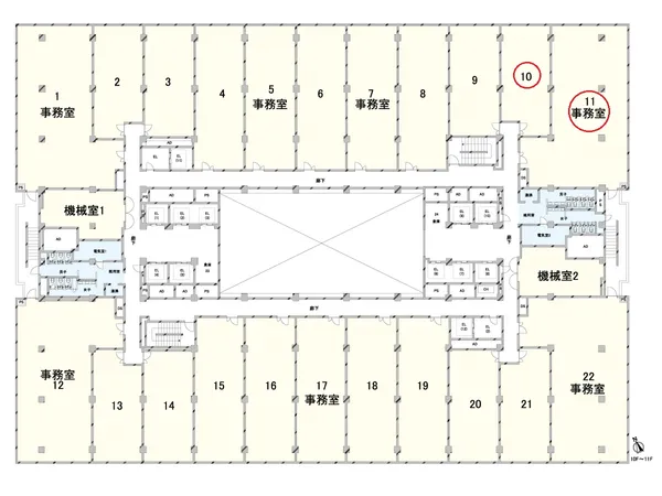 11階平面図