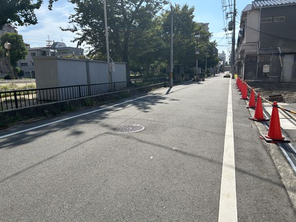 城東区関目六丁目 土地 前面道路含む外観 前面道路含む外観
