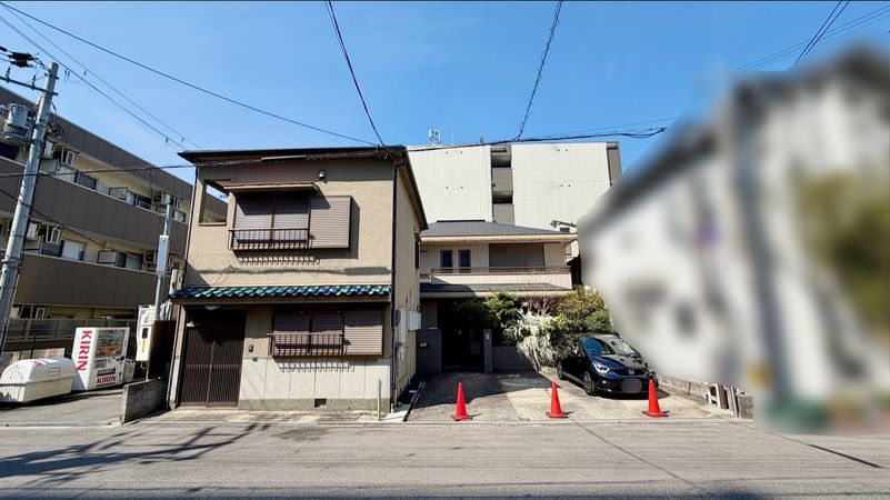 旭区中宮五丁目 古家付土地 土地写真