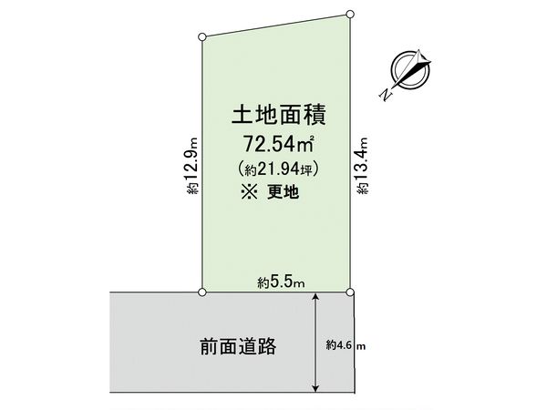枚方市野村中町 区画図
