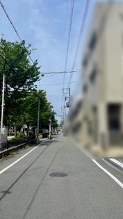 城東区関目六丁目 土地 前面道路含む外観