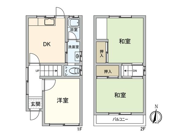 鶴見区鶴見4丁目 戸建 間取図(平面図) 鶴見区鶴見4丁目 戸建 間取図(平面図)