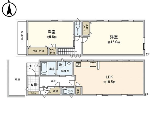 中垣内2丁目 戸建て 間取図(平面図) 中垣内2丁目 戸建て 間取図(平面図)