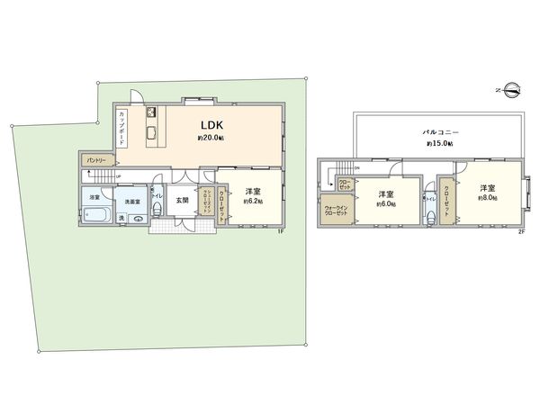 鶴見区鶴見2丁目 新築戸建 間取図(平面図)