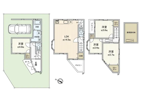 間取図です。