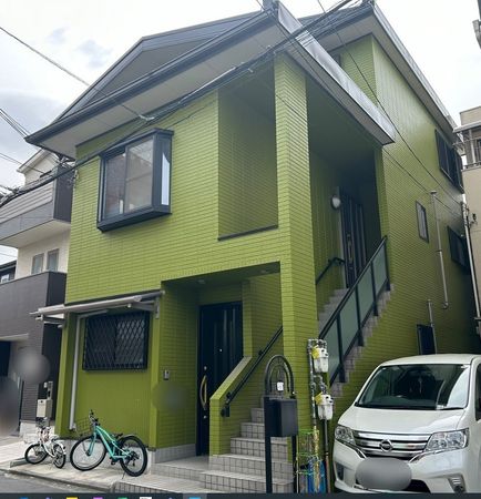 大阪市旭区高殿6丁目 前面道路含む外観