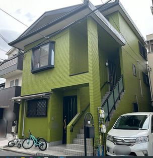 大阪市旭区高殿6丁目 前面道路含む外観