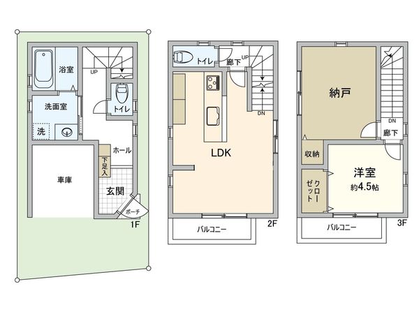 大東市緑が丘1丁目 戸建て 間取図(平面図) 大東市緑が丘1丁目 戸建て 間取図(平面図)