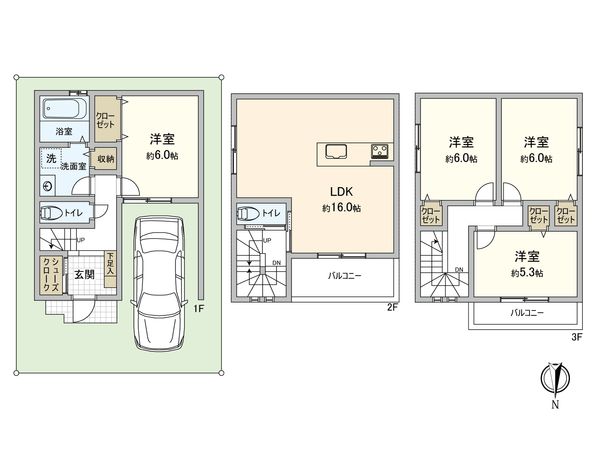 大東市灰塚3丁目 戸建 間取図(平面図) 大東市灰塚3丁目 戸建 間取図(平面図)